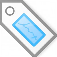 Blue Tag clip art