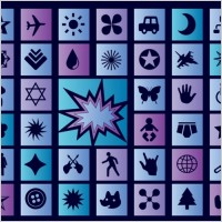 Blue Vector Icons