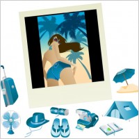 

								Blue Vector Summer Vista Icons							