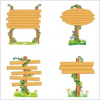 board signs vector 4