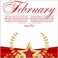 bookmarks red fivepointed star vector