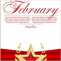 bookmarks red fivepointed star vector