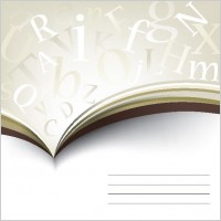 books letters 01 vector