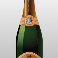 Bottle Of Champagne clip art