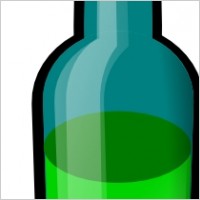 Bottle With Cork clip art
