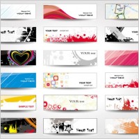 boutique card 03 vector
