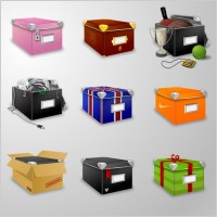 Boxes Icons 2 icons pack
