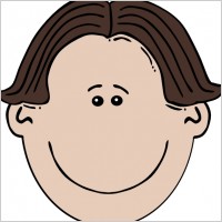 Boy Face Cartoon clip art