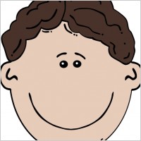 Boy Face Cartoon clip art