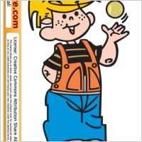Boy Tossing Ball
