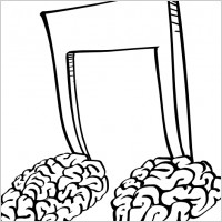 Brain Notes  clip art