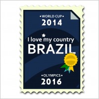 Brazil 2014-2016 Postage Stamp