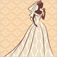 Free Vector on Free Vector About Free Bride And Groom Silhouette  About 2 Files