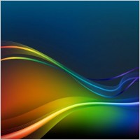 bright dynamic flow line 02 vector