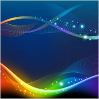 bright dynamic flow line 03 vector