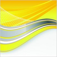 bright yellow line text box vector 2