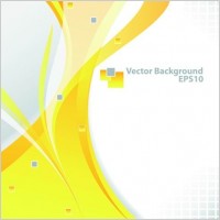 bright yellow line text box vector 4