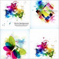 brilliant color pattern vector