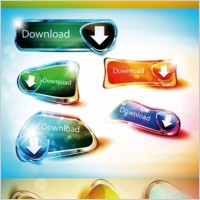 brilliant diamond texture button icons vector