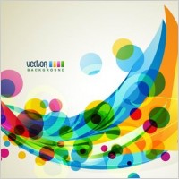 brilliant dynamic design background template vector 2