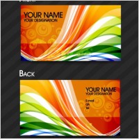 brilliant dynamic pattern cards 01 vector
