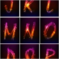 brilliant effects letters - vector