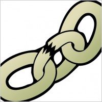 Broken Chain clip art