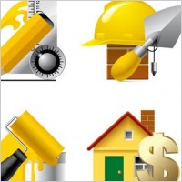 Building website and internet icons