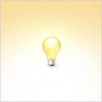 Bulb Icon PSD