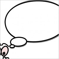 Bulle Talking Cloud clip art