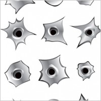 bullet hole vector