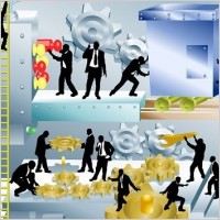 Business illustration Vector