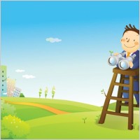 Business Vision Cartoon