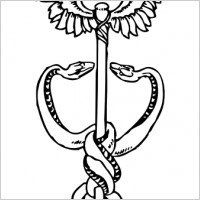 Caduceus clip art