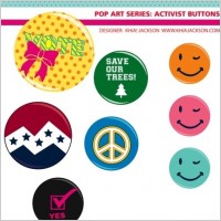 Campaign Button Vectors