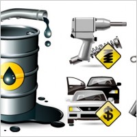 car around the theme icon vector