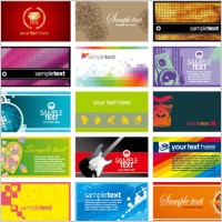card template vector the trend
