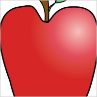 Cartoon Apple clip art