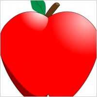 Cartoon Apple clip art