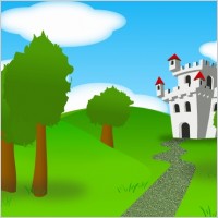 Cartoon Castle clip art