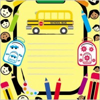 cartoon children drawings vector
