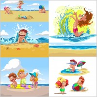 Cartoon Love Pictures on Cartoon Pictures Of Children Playing Free Vector For Free Download