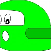 Cartoon Oops Airplane clip art