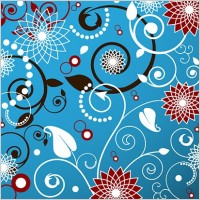 cartoon style fashion pattern vector