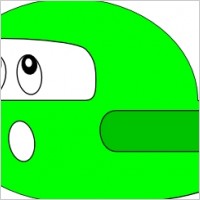 Cartoon Surprised Airplane clip art