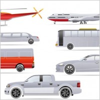 cartoon transport vector