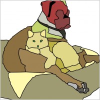 Cat And Dog clip art