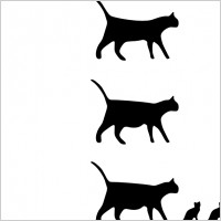 Cat Icons clip art