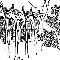Cathedral Building clip art