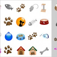 cats and dogs theme vector